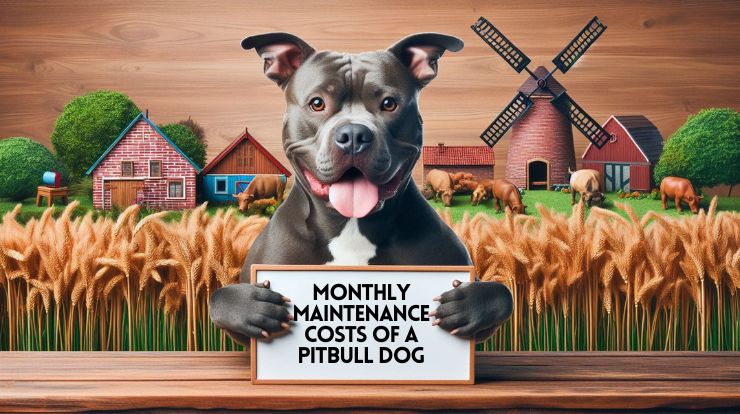 Black pitbull dog maintenance cost in India